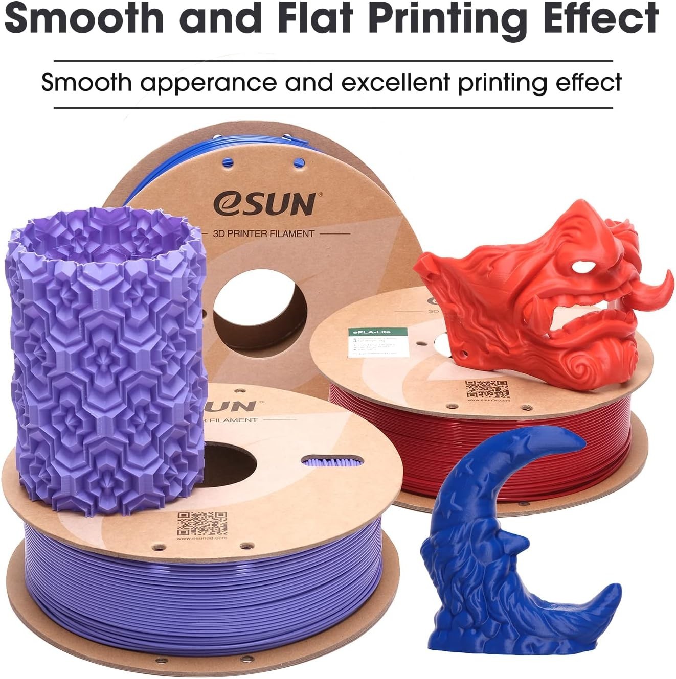 Umweltfreundliches 3D PLA Filament 1.75mm, Modifiziert - Spule 1KG A-Schwarz - Bild 4