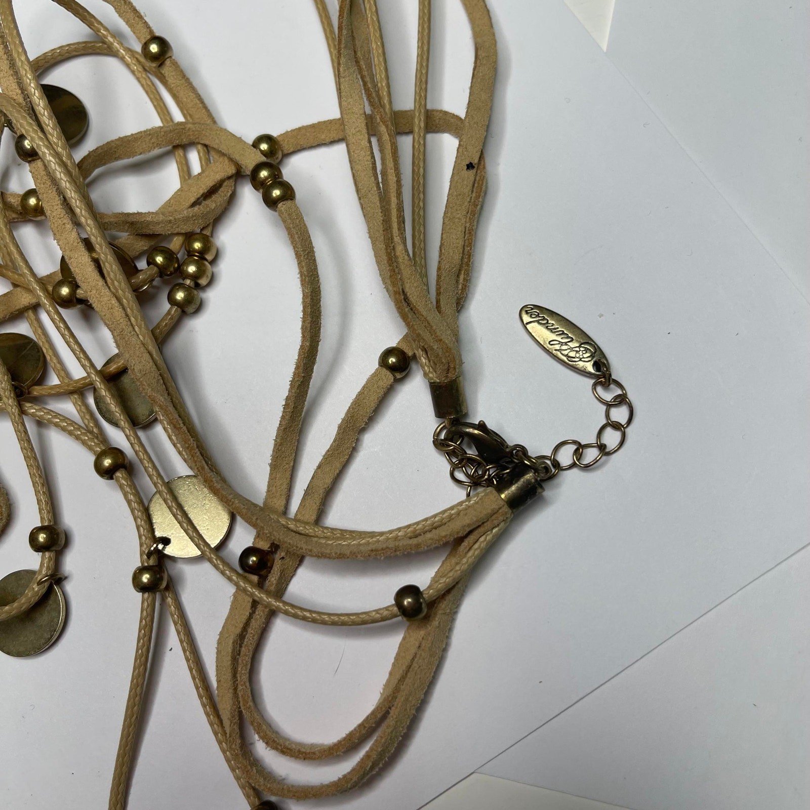 Plunder statement necklace signed costume jewelry… - image 5