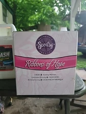 Scentsy RIBBONS OF HOPE Wax Warmer - FULL Size Pre-owned
