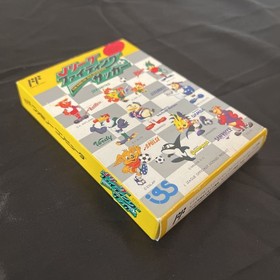 Complete Item J League Fighting Soccer With Postcard Famicom Fc Collection Famil