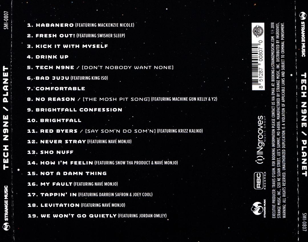 Tech N9Ne Planet [Deluxe Version] New Cd