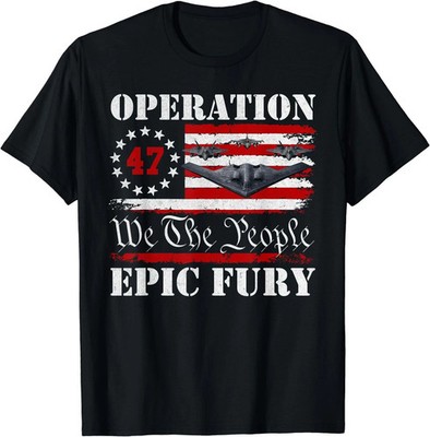 Operation Epic Fury Men Women T-Shirt reprint sale 40% off hot item