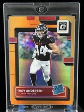 2022 Donruss Optic Troy Andersen Orange Prizm Rated Rookie /199 Falcons #273