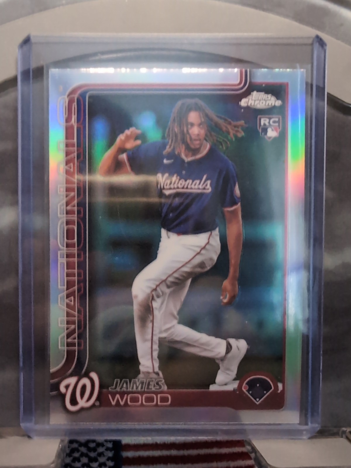 2025 Topps Chrome - James Wood (RC) - Image Variation - #132