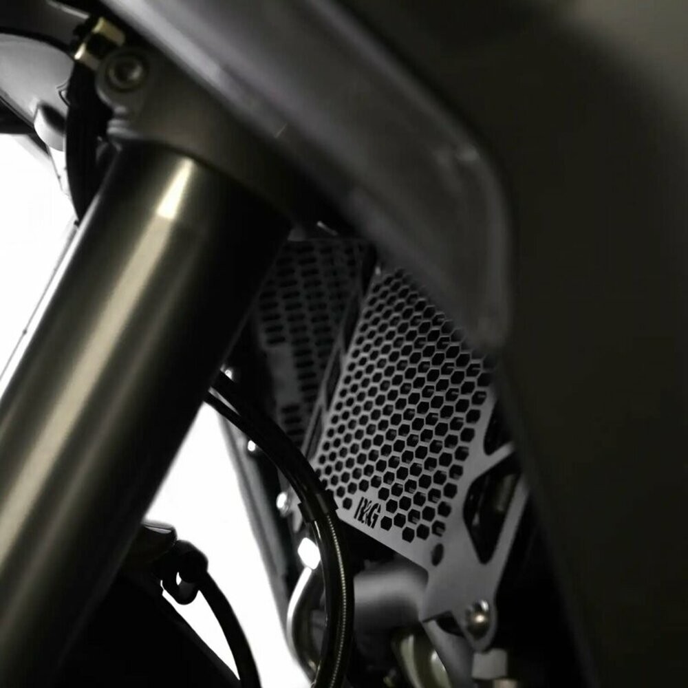Free Shipping Oil Cooler Guard R&G RACING For Motorcycle Parts