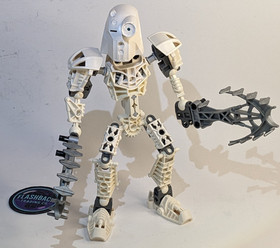 Bionicle Toa Nuju (Lego Set 8606) Complete w/Canister & Instructions