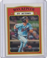 2021 Topps Heritage In Action Max Kepler #120 - Minnesota Twins