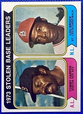 1974 Topps Stolen Base Leaders Lou Brock  NR-MINT   RC526