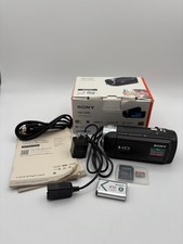 Sony HDR-CX440 Handycam Camcorder Video Camera Black 1080p HD w/60x Zoom Bundle