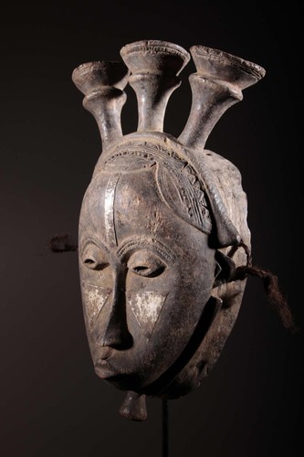 Masque africain masque Yohouré 2311 - Photo 10 sur 11