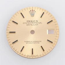 Rolex Lady Datejust 26mm Champagne Stick Dial TSwissT 6917 69173 69178 #J53