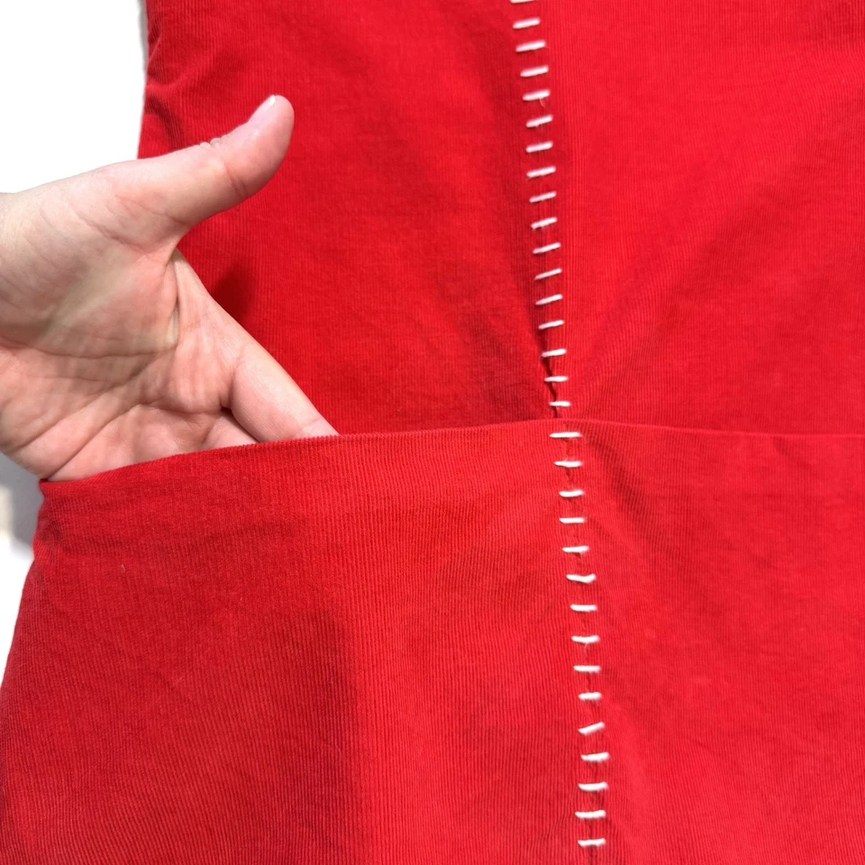 Isabel Garreton винтажный вишневый красный вельвет праздничное рождественское платье девочек 5 - Изображение 4 из 4