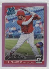 2018 Panini Donruss Optic Rated Rookie Pink Prizm JP Crawford #44 06on