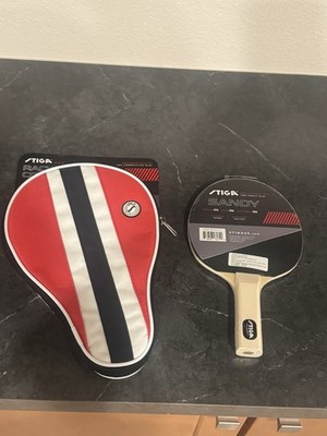 Brand New STIGA Table Tennis Racket Cover Includes One Ping Pong Paddle