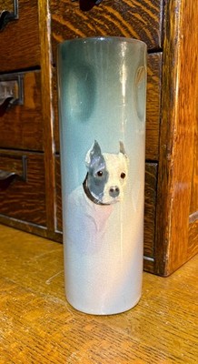 Weller Pottery Eocean Vase with Dog MINT!