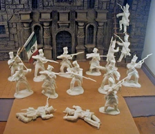 Lot of 15  Custom  Paragon Alamo Mexican Infantry #899 Alternate Poses