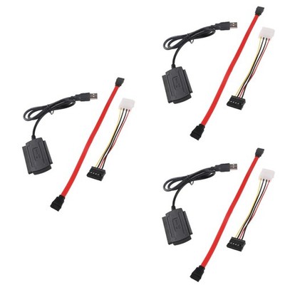 3 Count Laufwerk Adapter Festplatten Kabel Stromkabel Konverteradapter