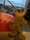 Mewtwo Pokemon Metal Charm Keychain Nintendo pokeball carry case 1.25in — photo 1