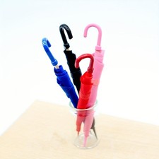 Mini-Sized Multicolored Sun-Proof 4-Piece Mini Colorful Retro-Style Umbrella Set