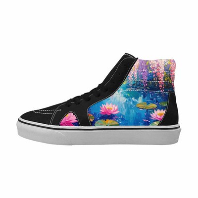 MEN'S Monet Impressionist Custom Sneakers | Freaky Shoes 
