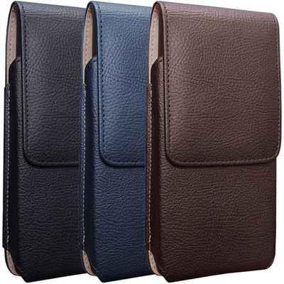 For iPhone 17e/17/17 Pro/17 Pro Max/17 Air 5G Leather Carrying Pouch Case Cover