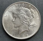 1922 Peace Silver Dollar Coin 90% Silver Great Condition AU/BU - No Reserve