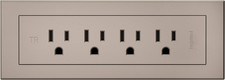 Legrand RD4RNI10 Radiant Furniture Power Center, Recessed Power Strip, 4 Outlet