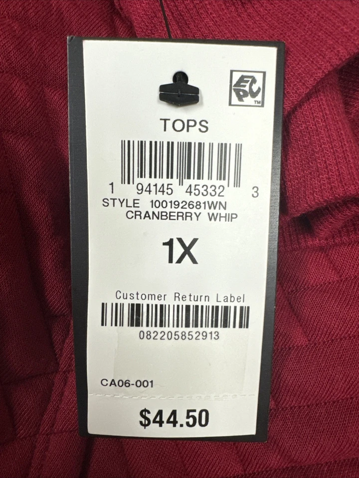 Sudadera con Capucha ID Ideology Mujer Relajada Acolchada Media Cremallera Arándano Talla Grande 1X Foto 3 de 3