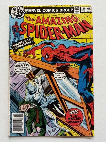Amazing Spider-Man #189 (1979) John Byrne art Man-Wolf GD range low grade