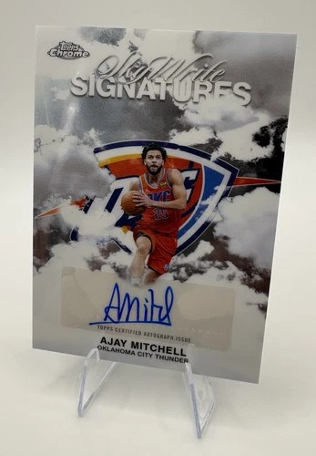 2025 Topps Chrome Ajay Mitchell Sky Write Signatures (RAW)