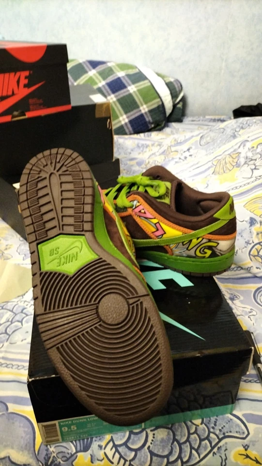 Nike Dunk Low Sb ''De la Soul'' Taille 43/9,5US - Photo 2/2