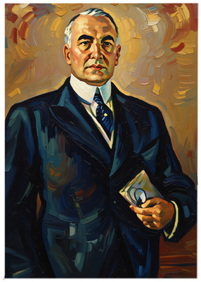 WARREN G HARDING * Fun Novelty * POLITICS * Art Card * ATC ACEO