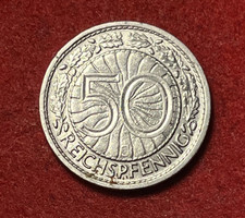 Germany 50 Reichspfennig 1927 J Nickel Coin KM#49 T10446