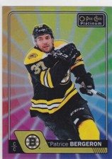 16/17 PLATINUM..PATRICE BERGERON..COLOR WHEEL..SP..# 92..BRUINS..COMBINED SHIP
