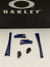 Oakley Flak Jacket Complete Rubber Set Dark Blue New Fast Free S/H