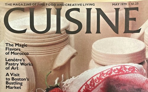 Cuisine Magazine Mai 1979 Marokko Aromen, Kochen in Salz, französischer Käse