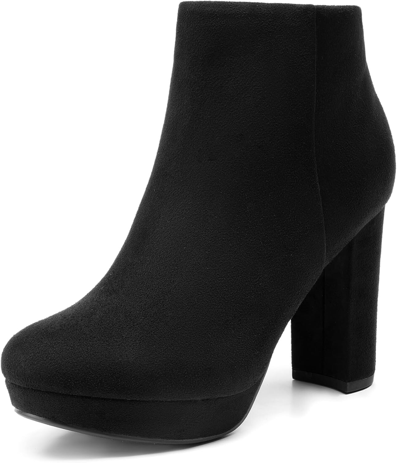 Dream Pairs Women's Stylish Stomp High Heel Ankle Boots