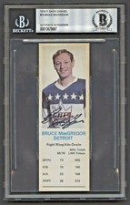 Bruce Macgregor #72 signed autograph auto 197-71 Dad's Cookies Hockey Card BAS