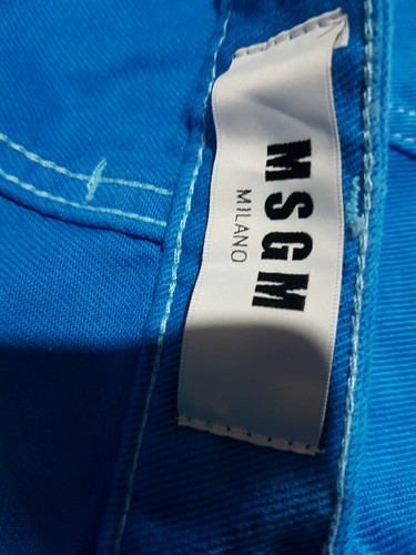 MSGM Milano mujer Calouttes mezclilla pierna ancha talla 44 mezclilla MSGM - Imagen 2 de 8