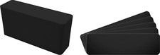  100 CD Disc Jewel Case Shelf Divider Cards - 2"x6-3/4" Black HEAVY DUTY 40mil