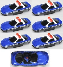 6pc 2005-06 TYCO Chevy Camaro '97 Style HO Slot Car BODY LOT Gotham Police Dept!
