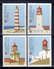 Portugal sc#1703-1706 (1987) Lighthouses of Portuguese Coast full set OG MNH**