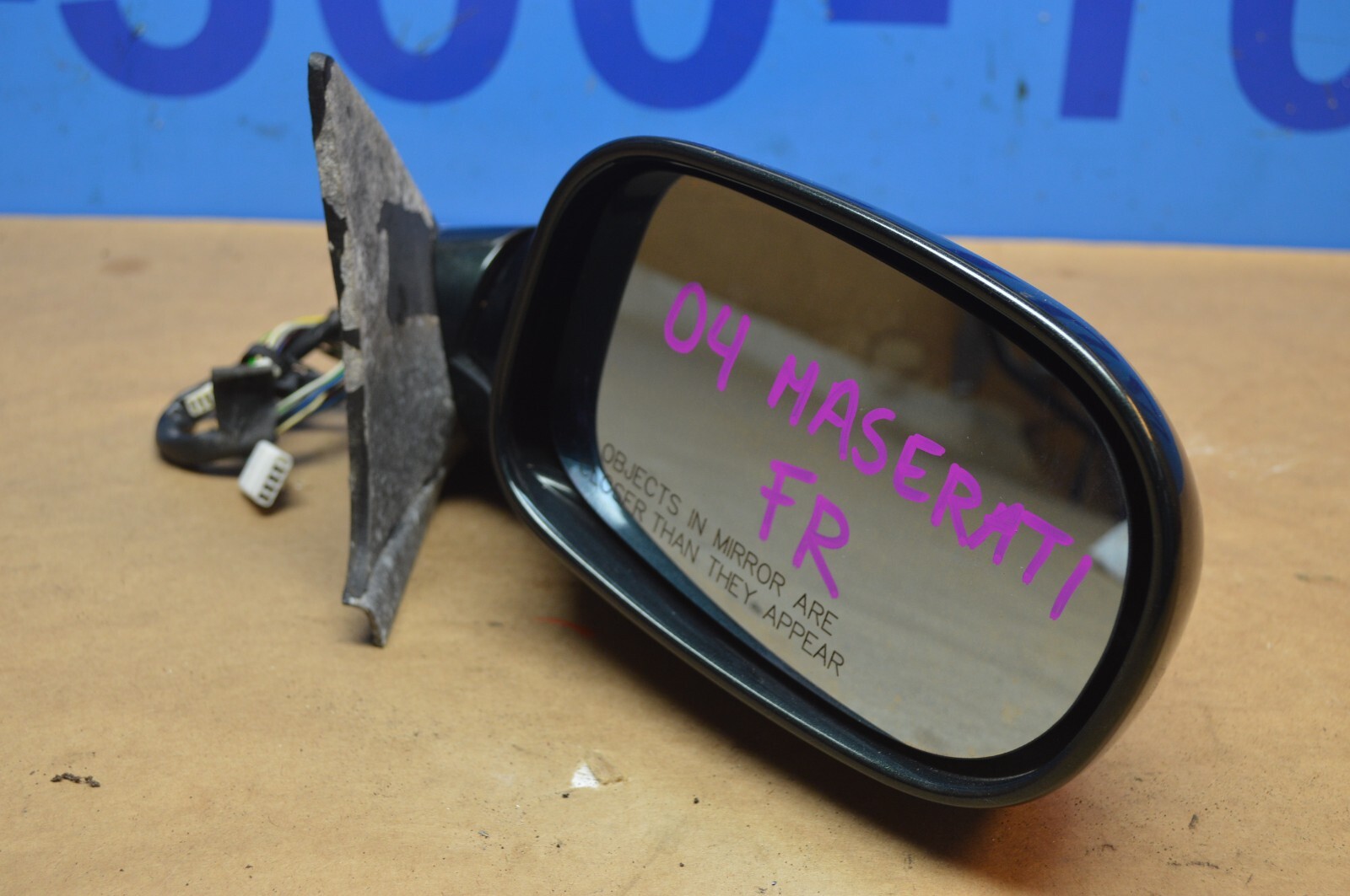 2004 M138 MASERATI GT COUPE RIGHT PASSENGER SIDE DOOR MIRROR ASSEMBLY