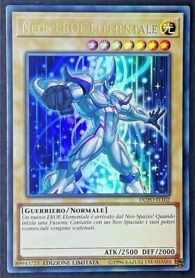 NEOS ELEMENTARHELD Ultra Rare auf Italienisch (Elemental Hero) DUPO-IT102 YUGIOH