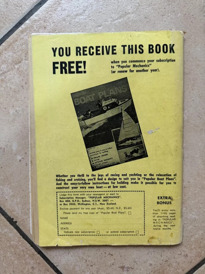 Vintage Popular Mechanics February 1970 Magazine Car Maverick Motor Boat Orbis - Image 2 of 4