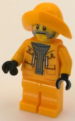 Captain Jonas 70419 Hidden Side Shrimp Boat City Harbour LEGO  Minifigur Neu New