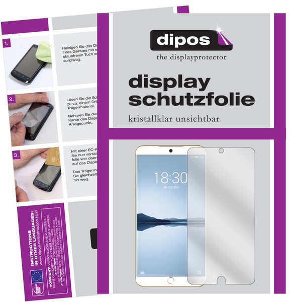 6X Schutzfolie FüR Meizu 15 Klar Displayschutzfolie Folie Display Schutz Dipos-image