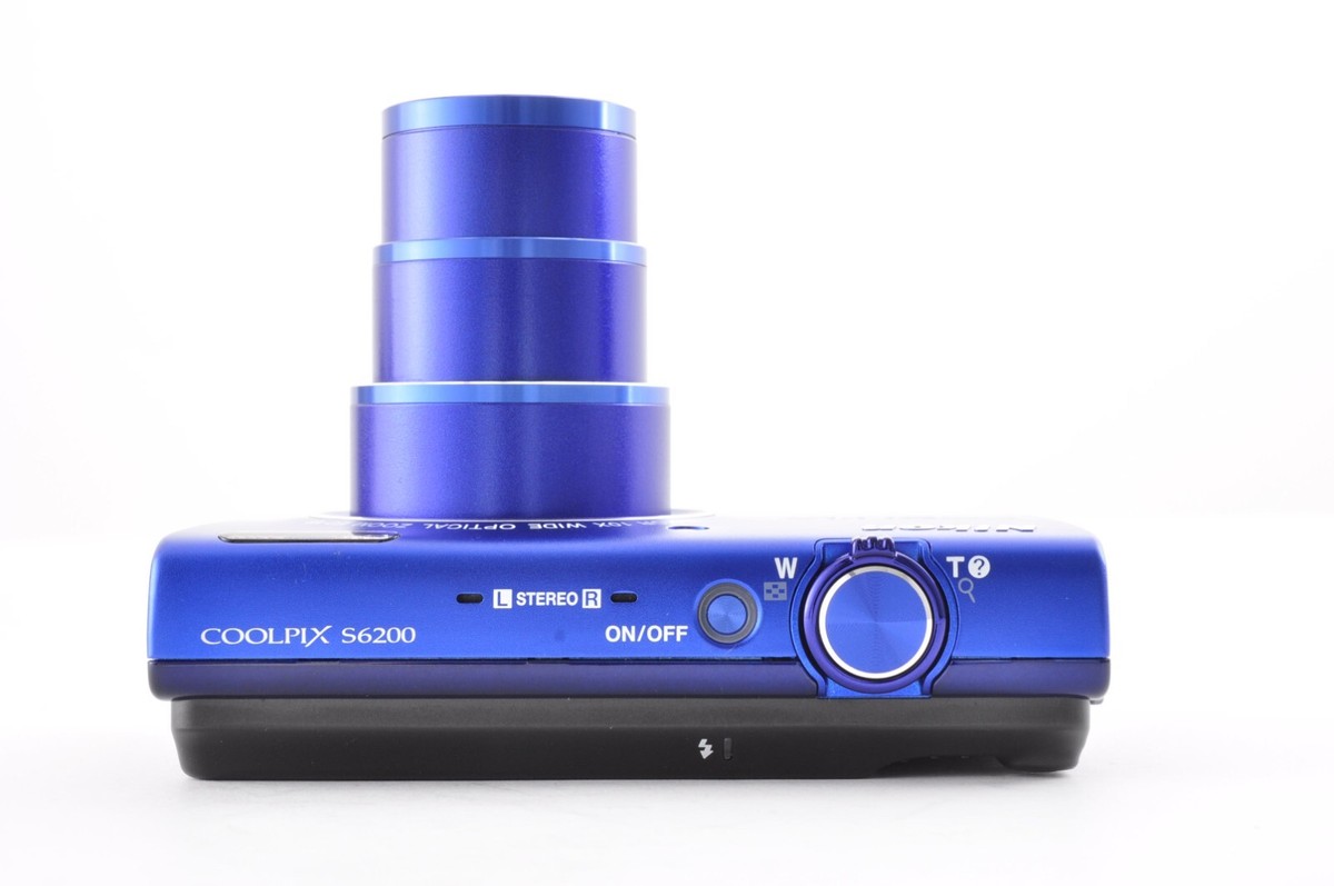 Nikon Coolpix S6200 Blue Excellent+5 16.0MP Compact Digital Nikon Coolpix S6200 Blue Excellent+5 16.0MP Compact Digital