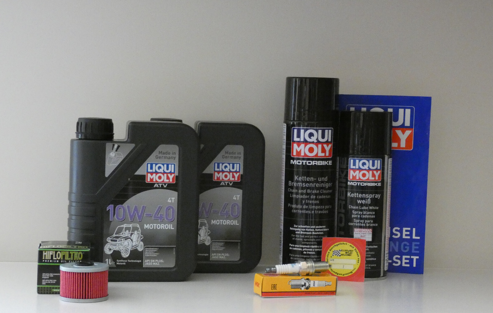 Maintenance Set Honda TRX 125 Fourtrax Inspection Oil Spark Plug