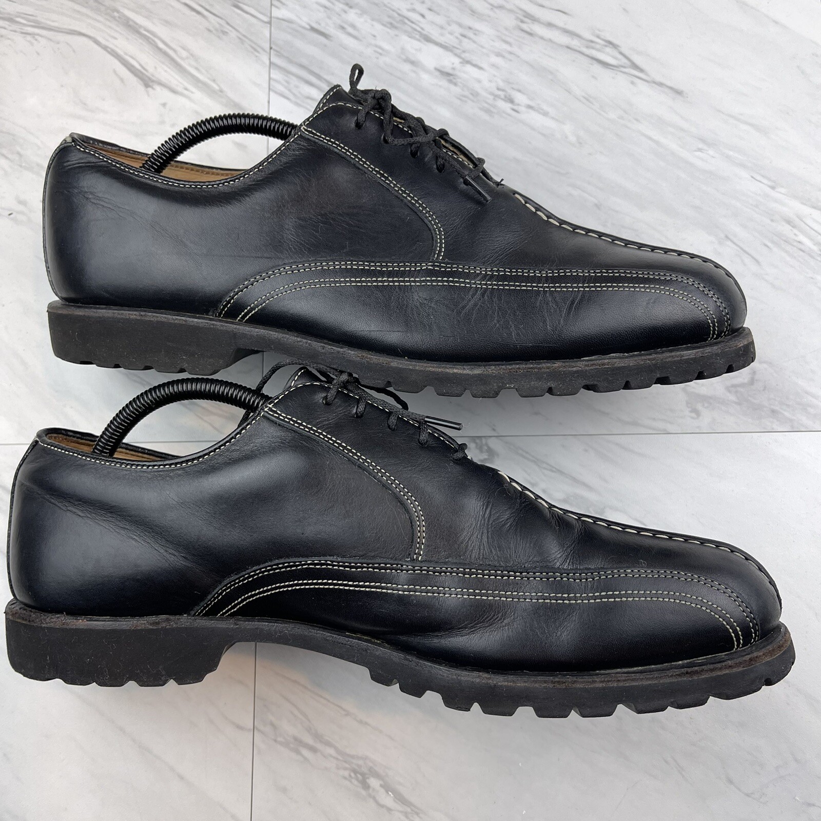 •footjoy classics black leather mens shoes size 11 Vi… Gem